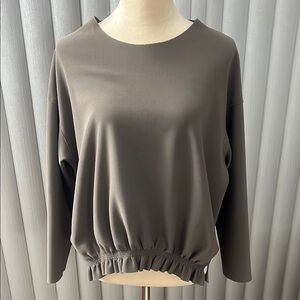 Elegant Gray Women's Top
